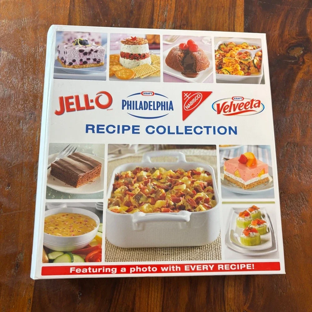 Kraft Foods Recipe Collection Binder Jell-O Velveeta Nabisco Cookbook 2012